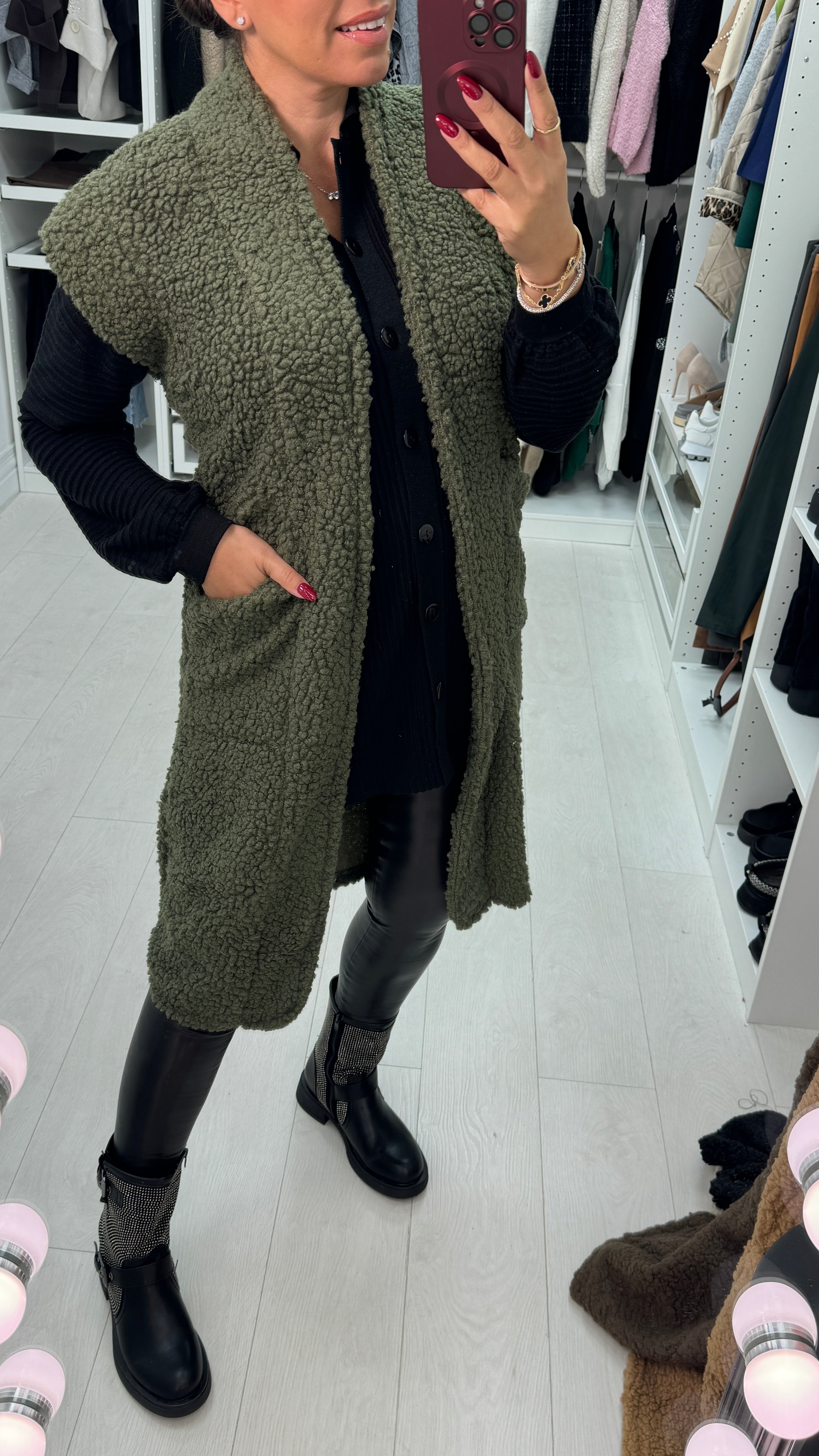 Camilla Teddy Longline Gilet