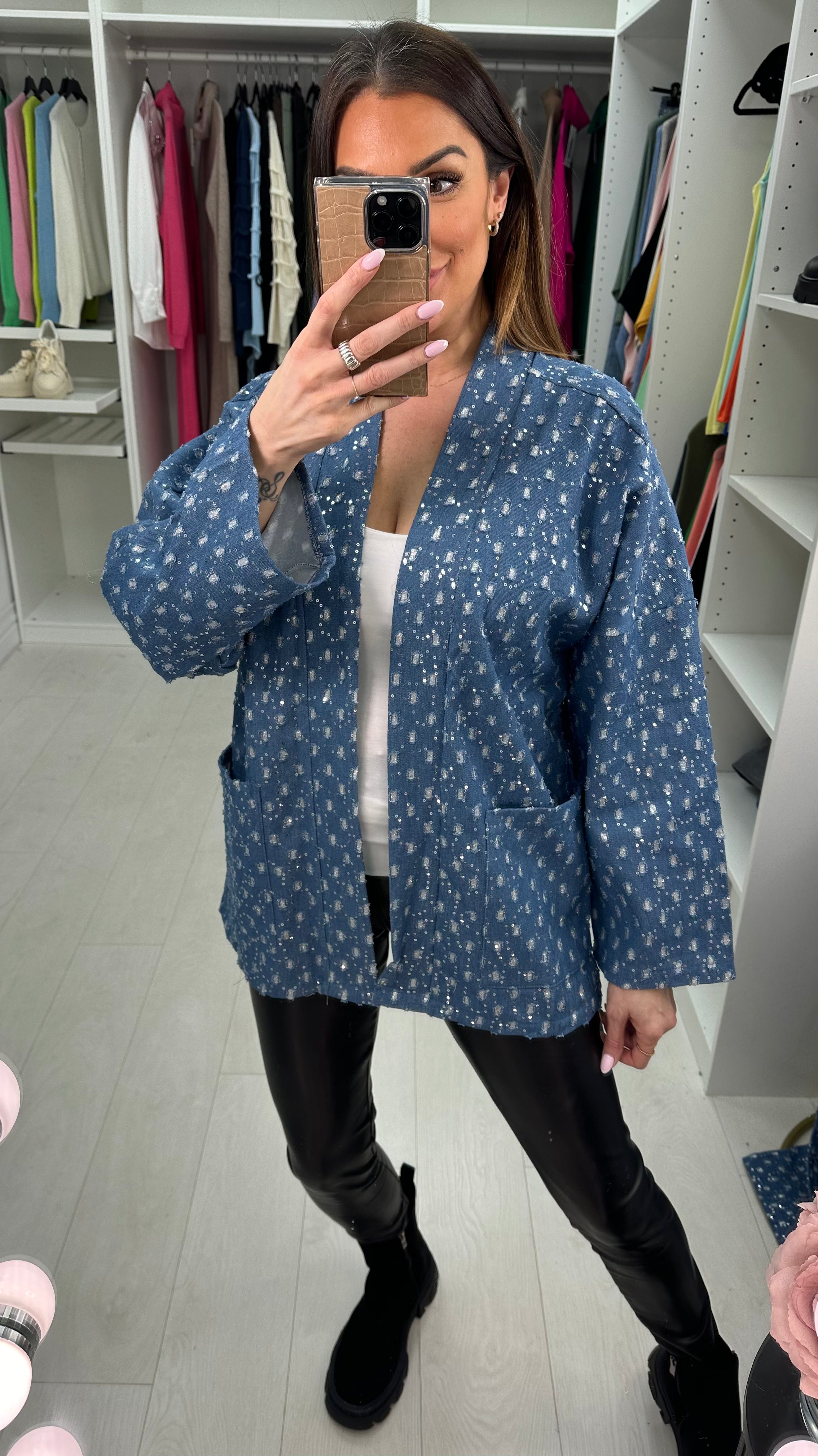 Sydney Embellished Denim Jacket