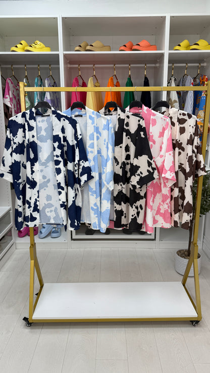 Sova Splash Print Kimono