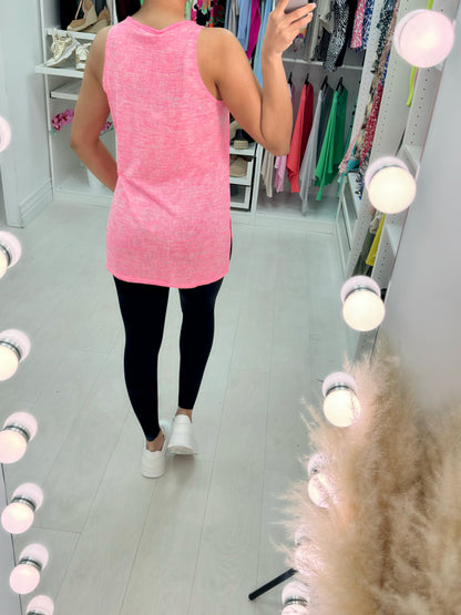 Clarim Sleeveless Zip Front Top