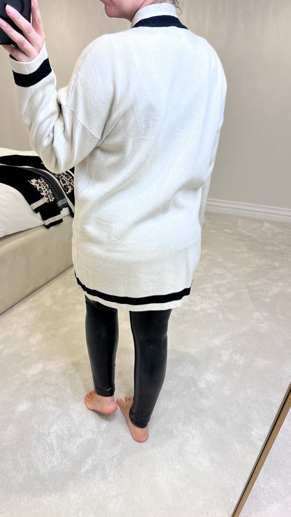 Gabri Leopard Print Deep Pocket Cardigan