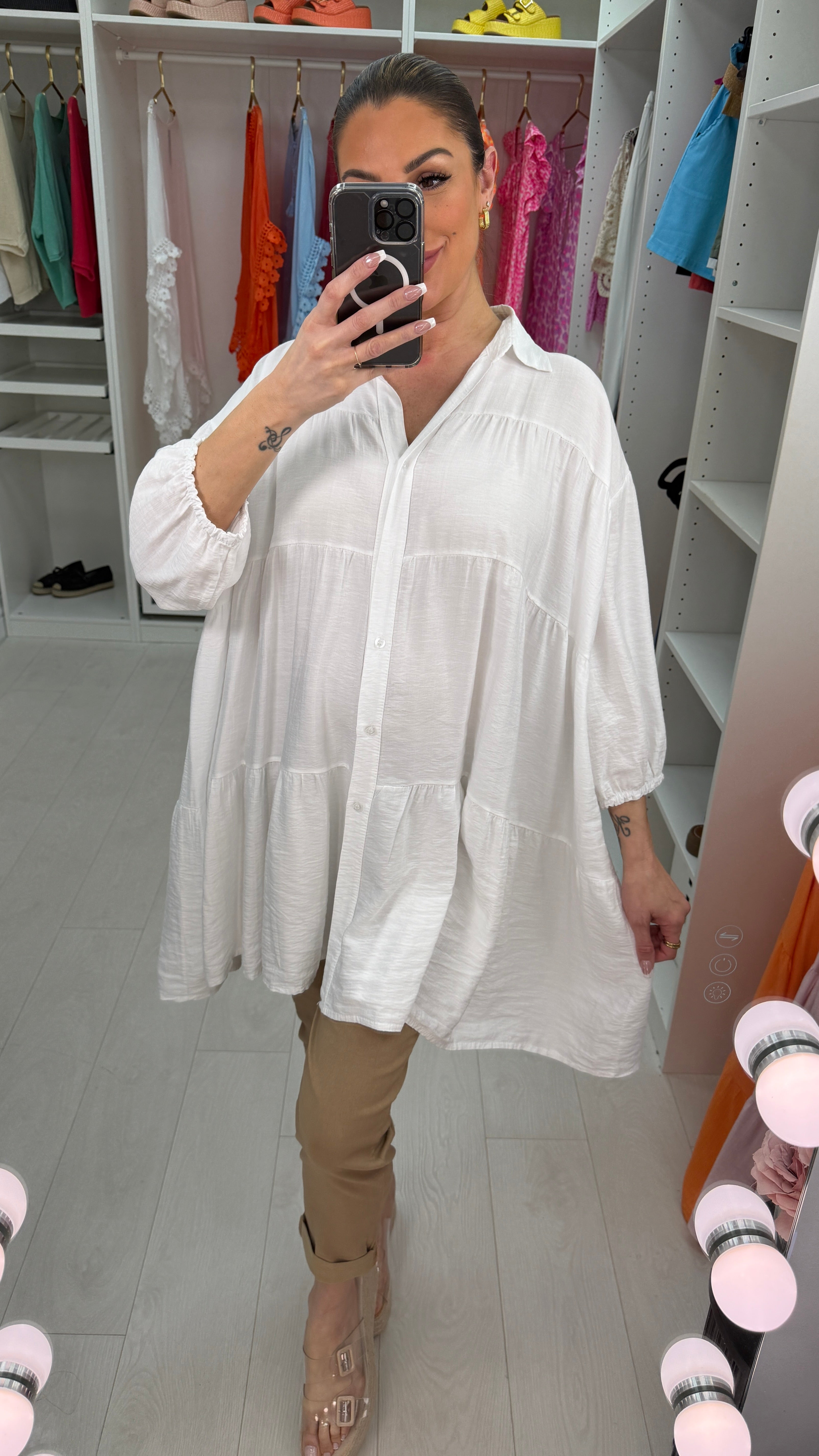 Mika Loose Fit Longline Shirt