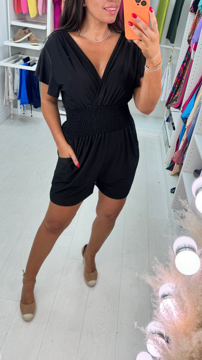 Donna Elasticated Waist  Playsuit