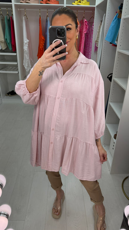 Mika Loose Fit Longline Shirt