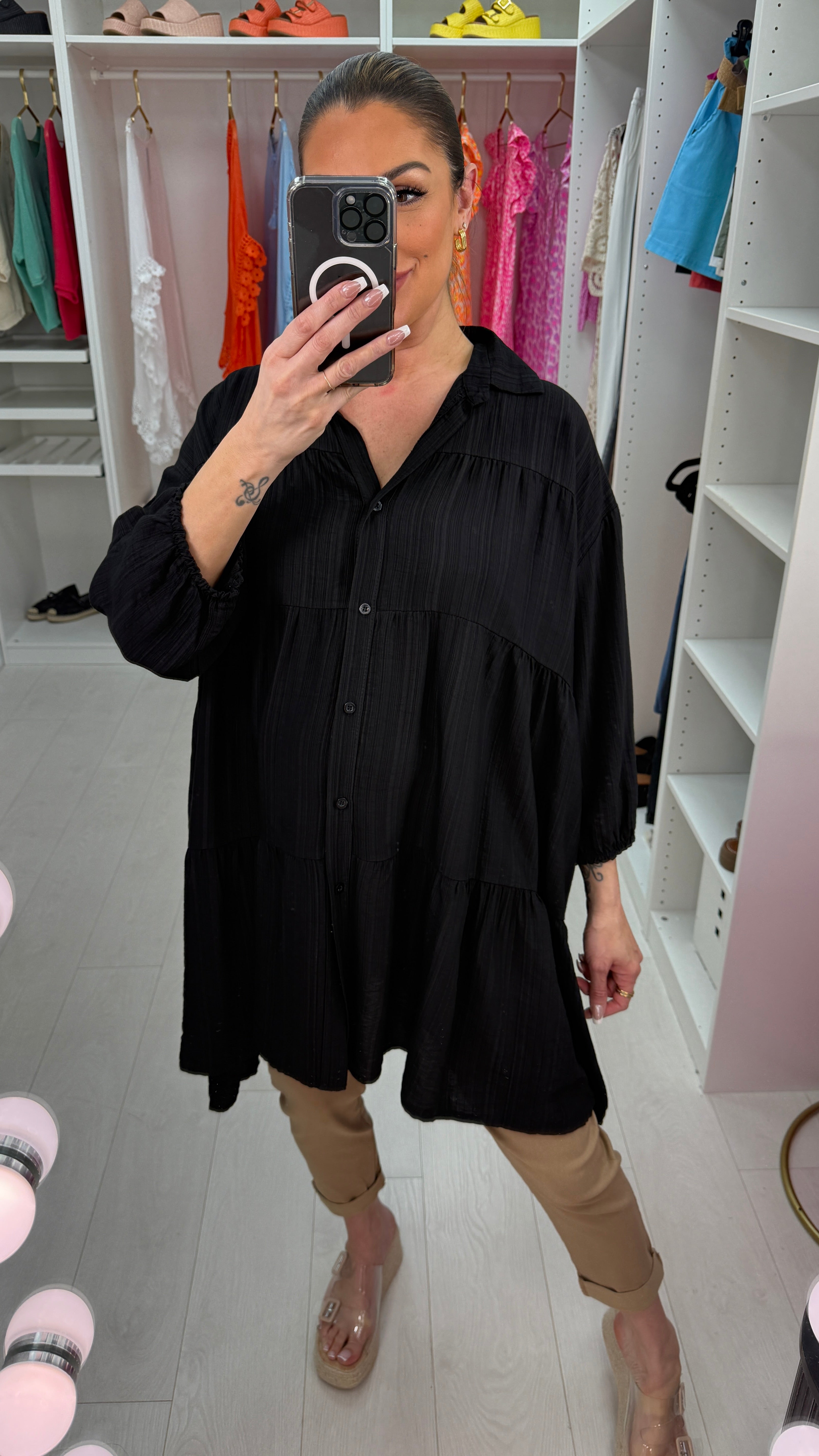 Mika Loose Fit Longline Shirt