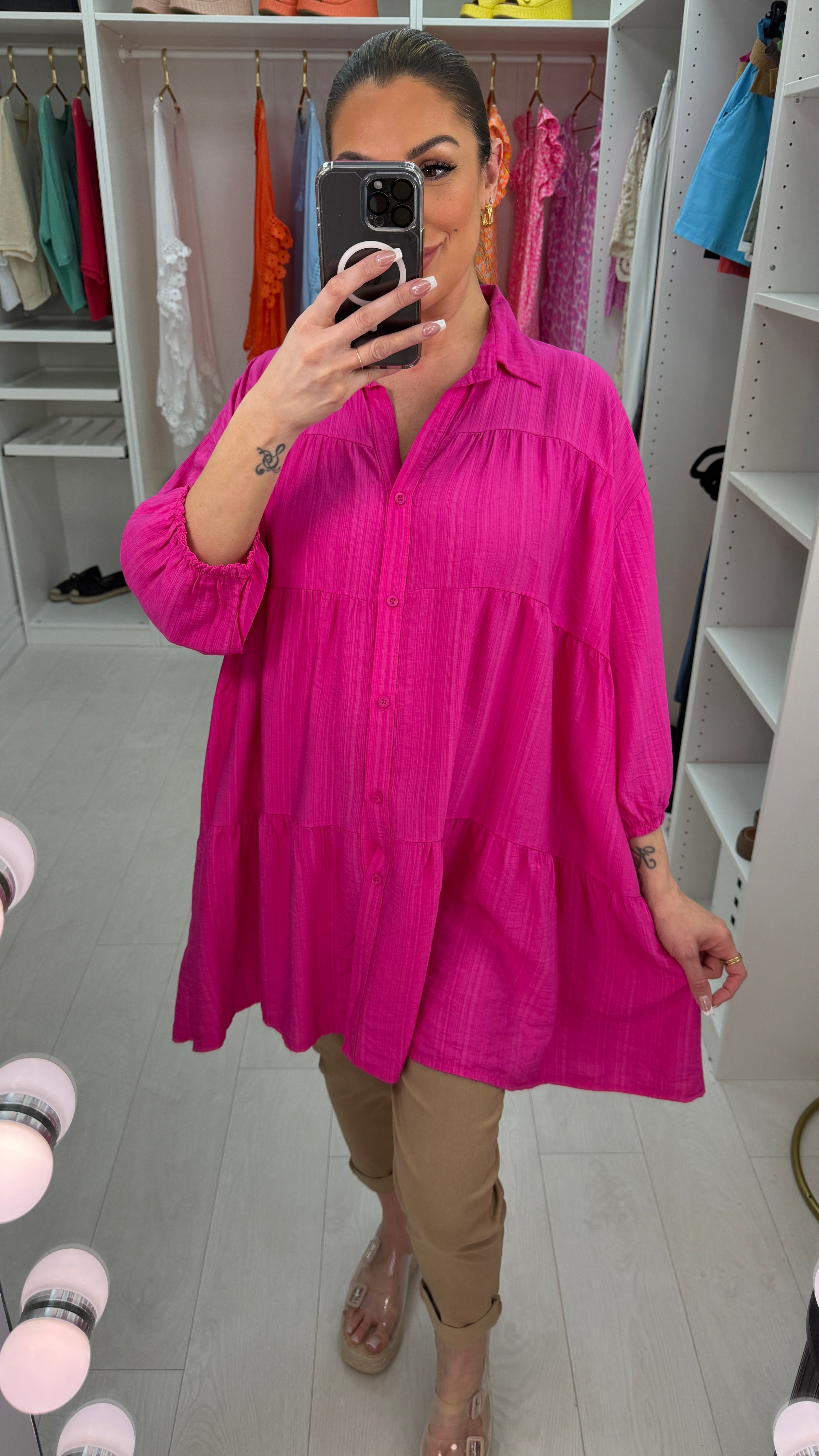 Mika Loose Fit Longline Shirt