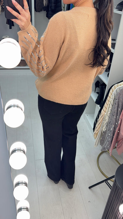 Petra Sequin Embellished Super Soft Jumper