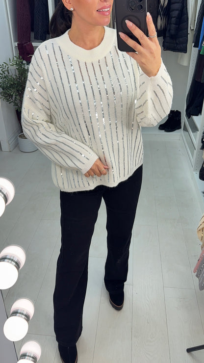 Petra Sequin Embellished Super Soft Jumper