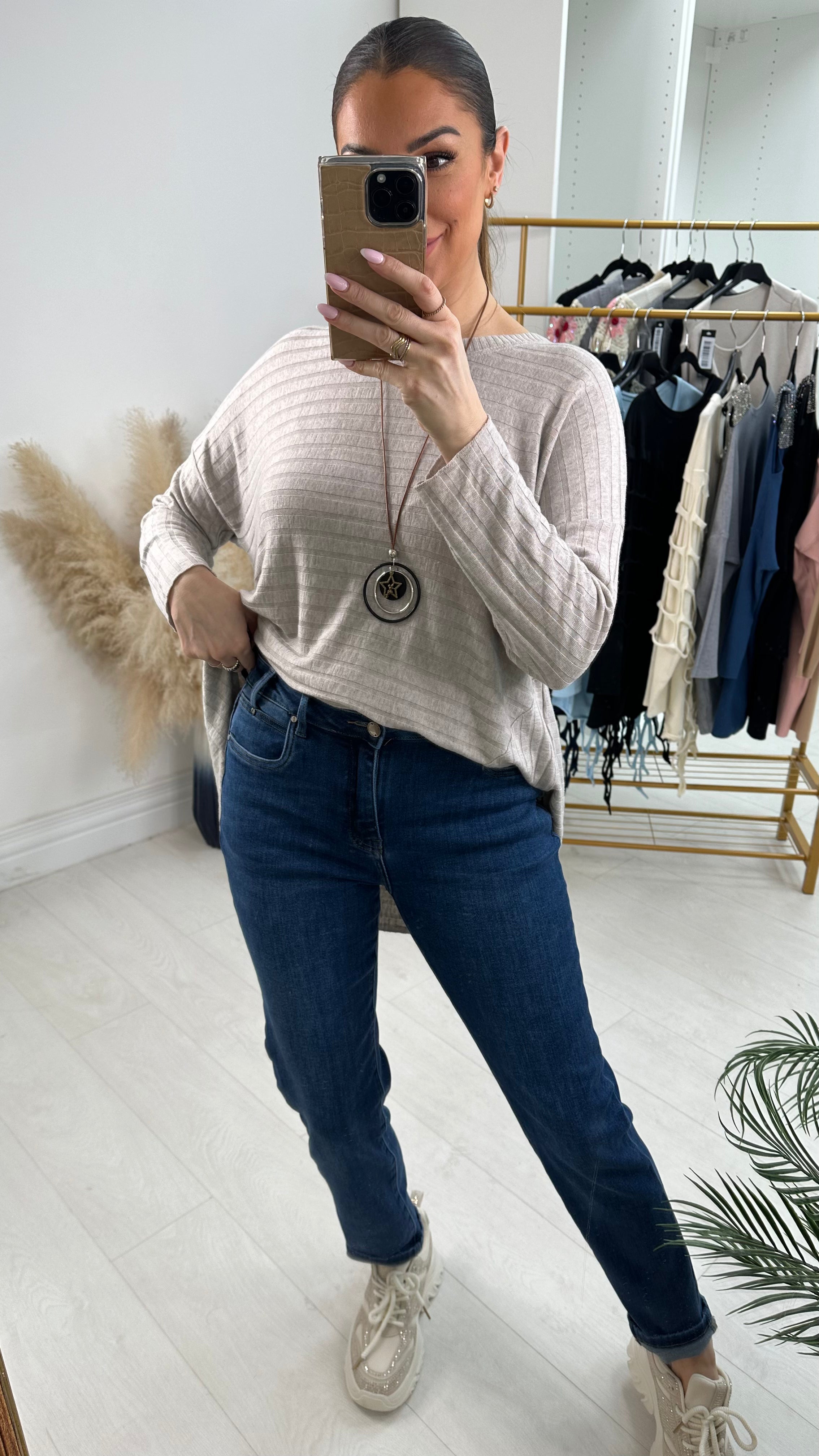 Aspen Straight Leg Dark Denim Jeans