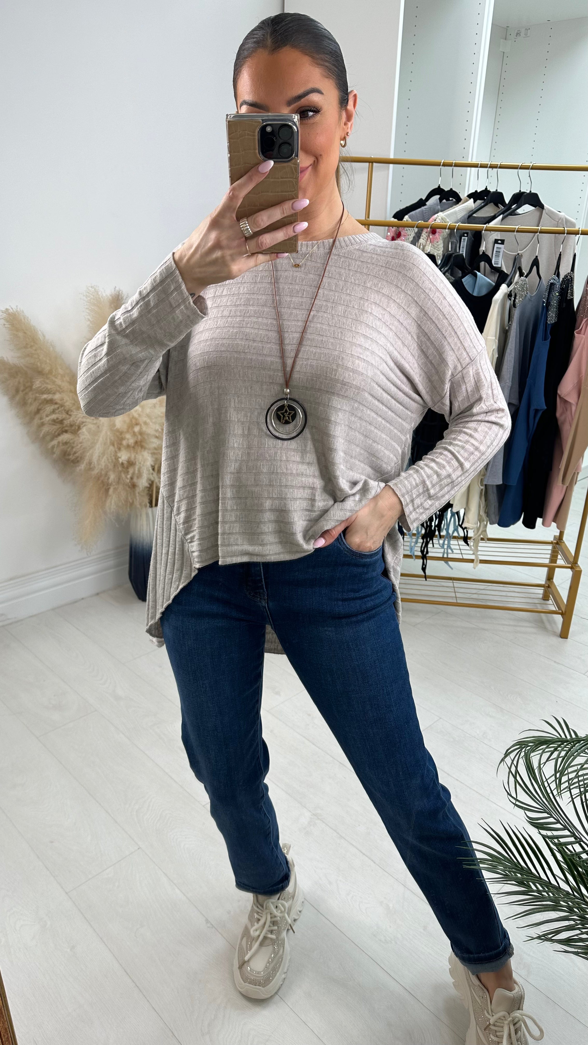 Aspen Straight Leg Dark Denim Jeans