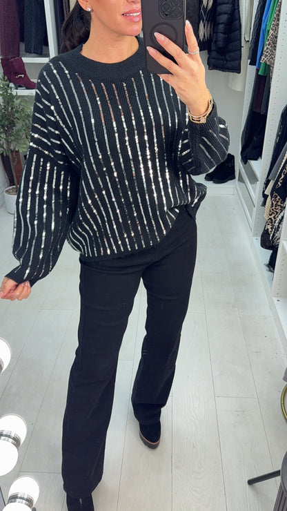 Petra Sequin Embellished Super Soft Jumper