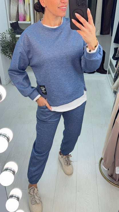 Paxton Plain Sweatshirt And Joggers Set