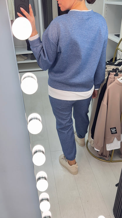 Paxton Plain Sweatshirt And Joggers Set
