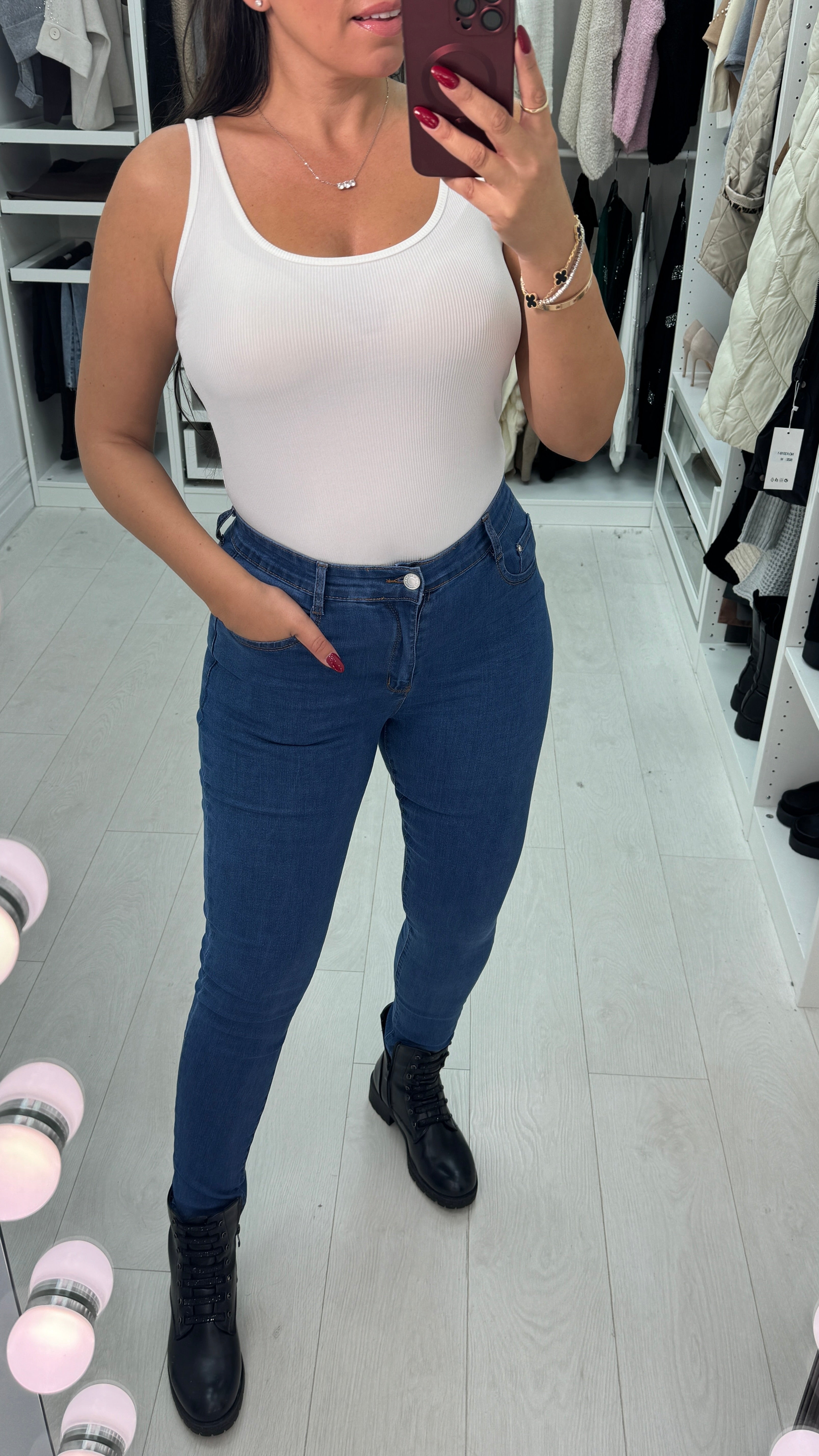 Jasleen Denim Blue Lift&Shape Jeans