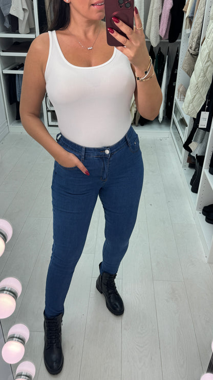 Jasleen Denim Blue Lift&Shape Jeans