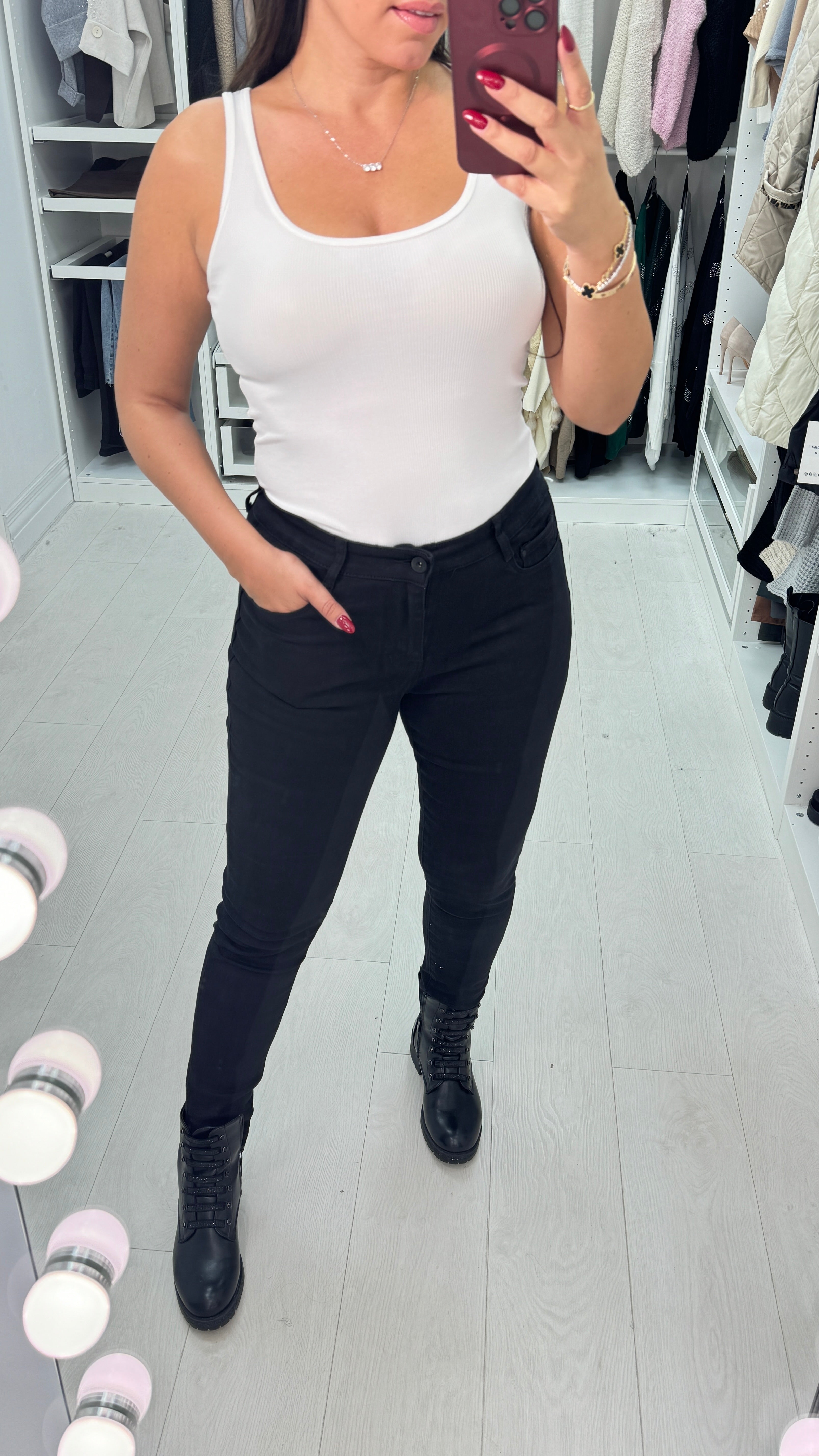 Azelle Black Super Stretch Lift&Shape Jeans