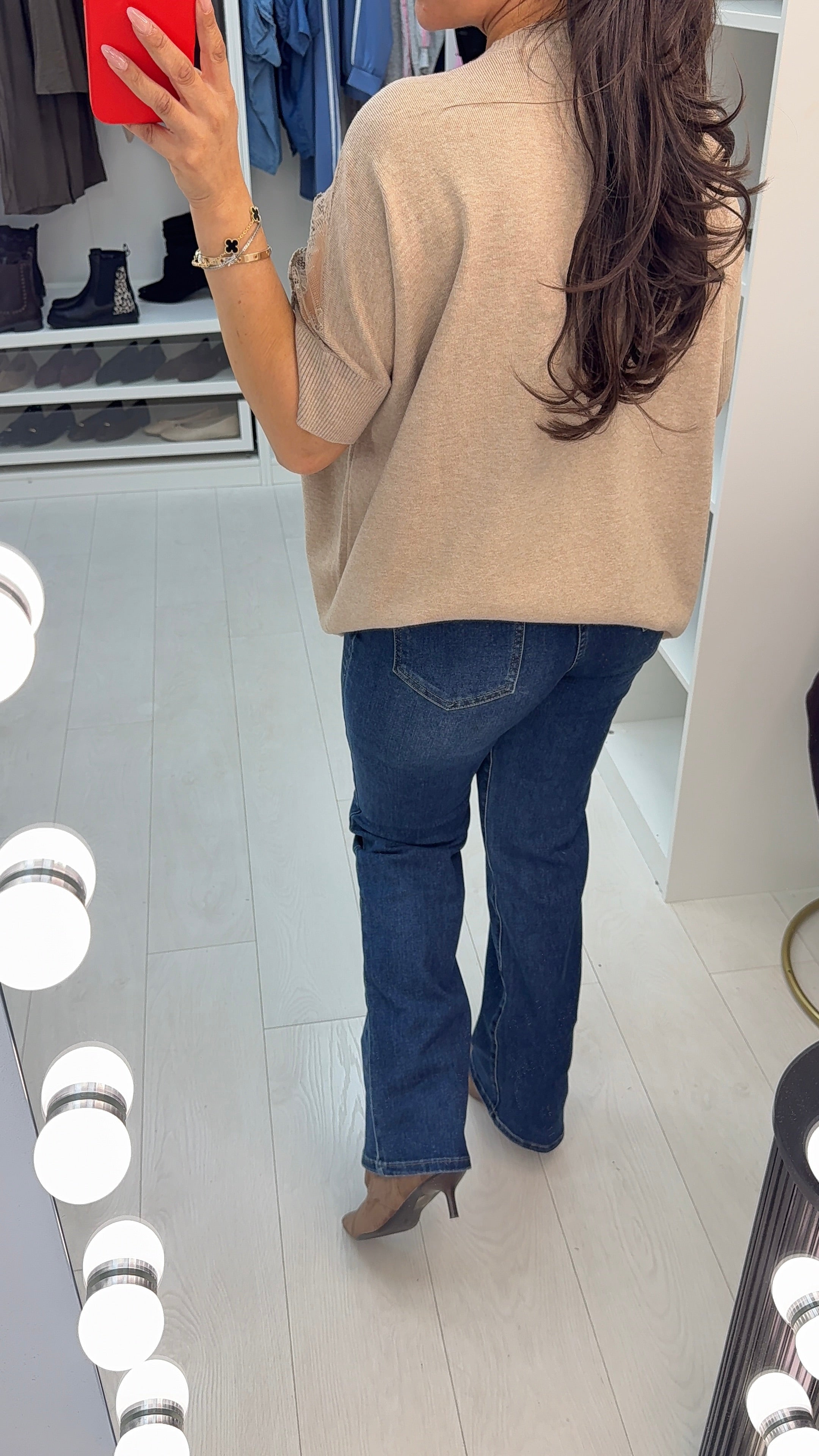 Ellowyn Lace Detailed Knit Top