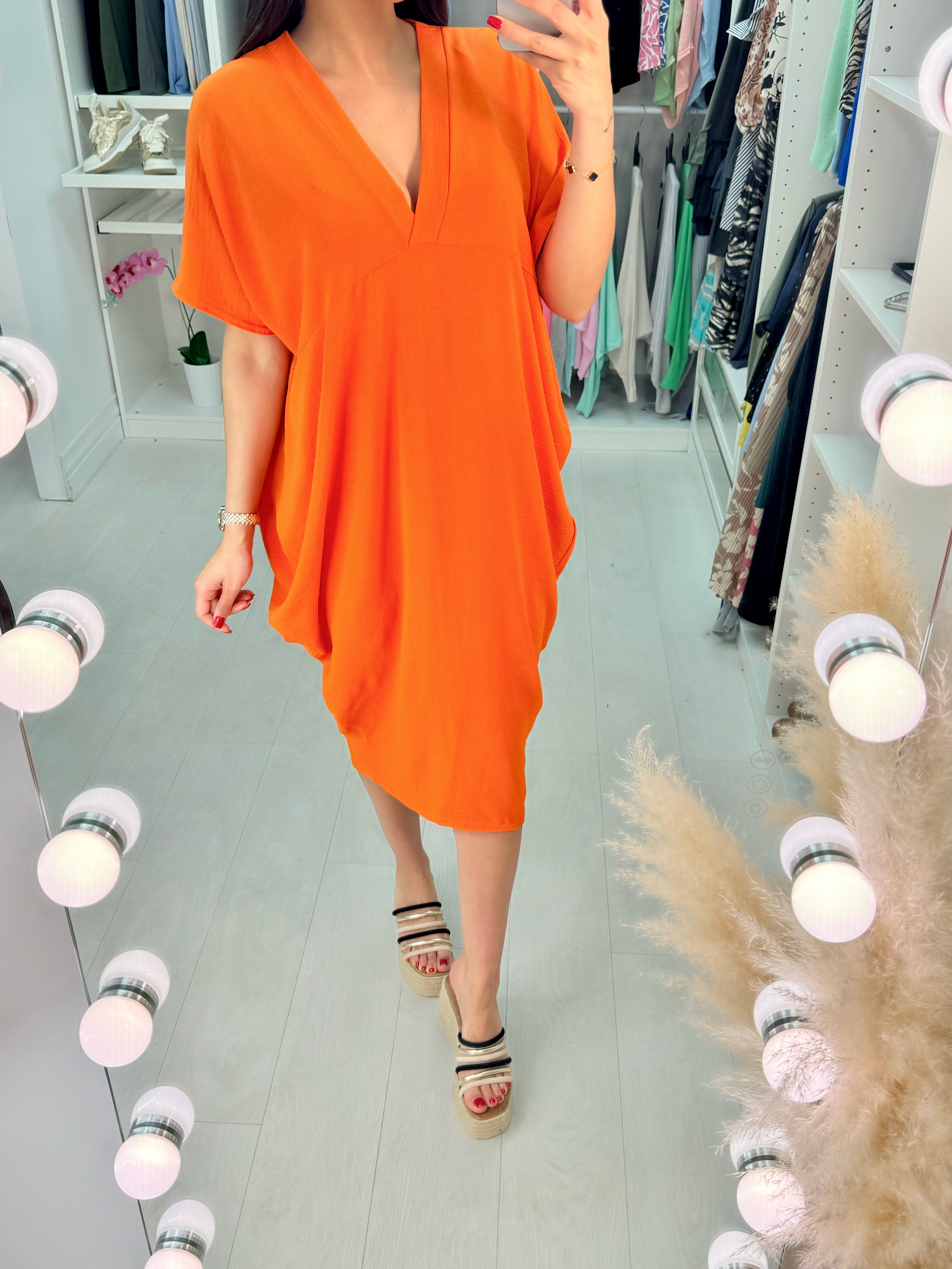 Joy V Neck Oversized Dress