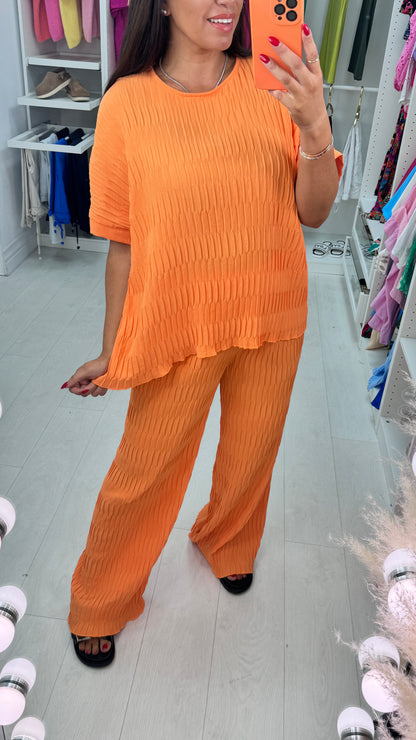 Reina Textured Loose Fit Co-Ord Set