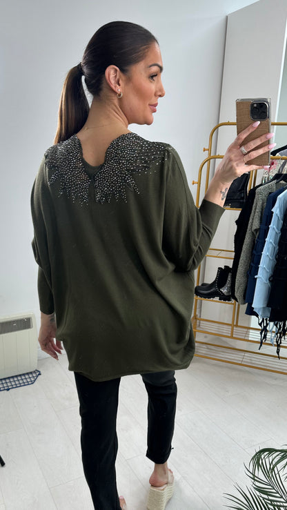 Shanelder Diamante Scatter Back Jumper