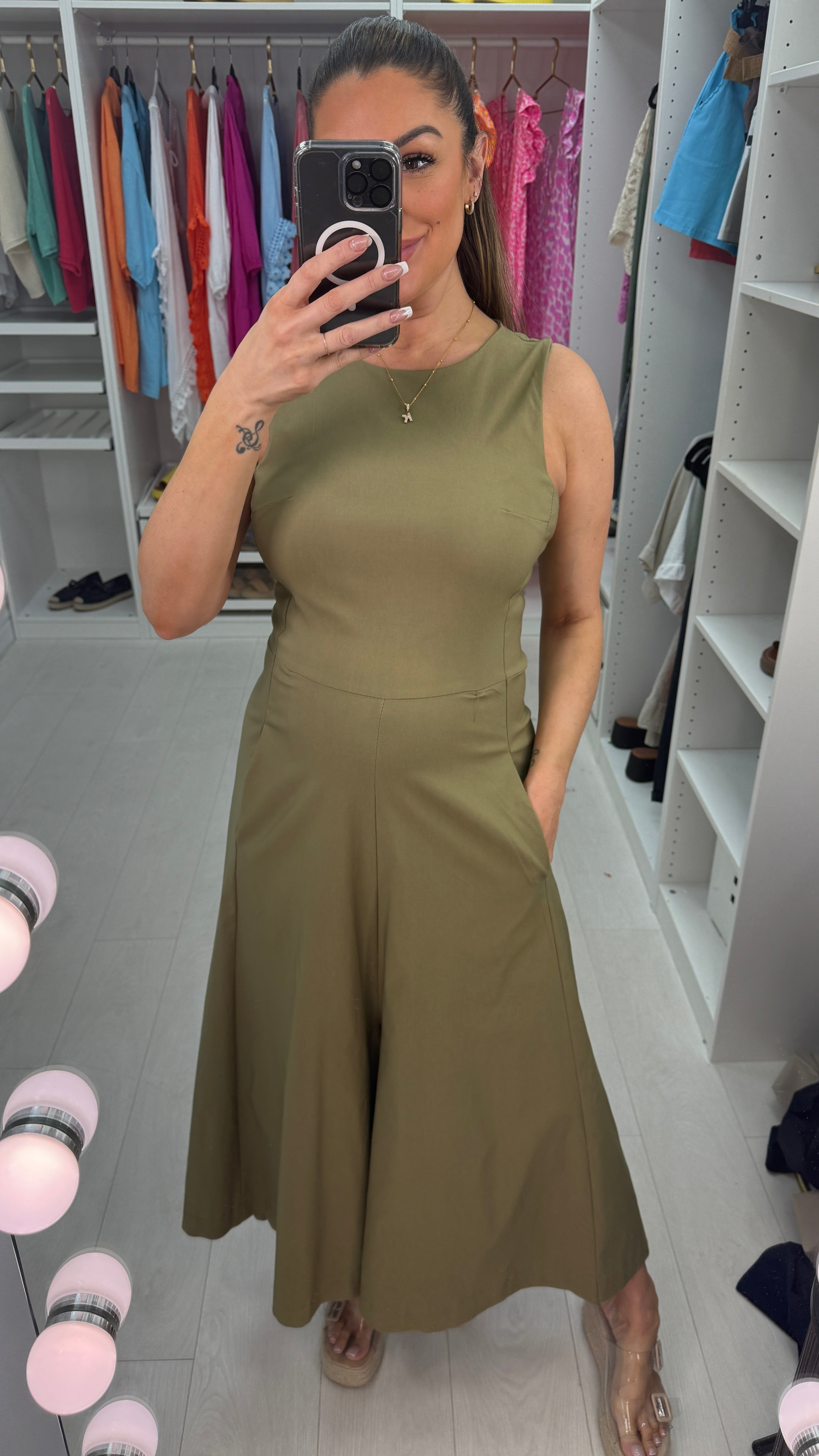 Cameron Plain Wide Leg Jumpsuit