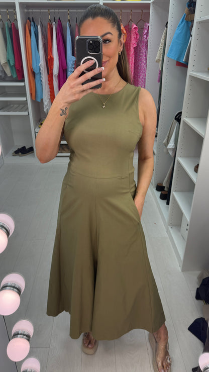 Cameron Plain Wide Leg Jumpsuit