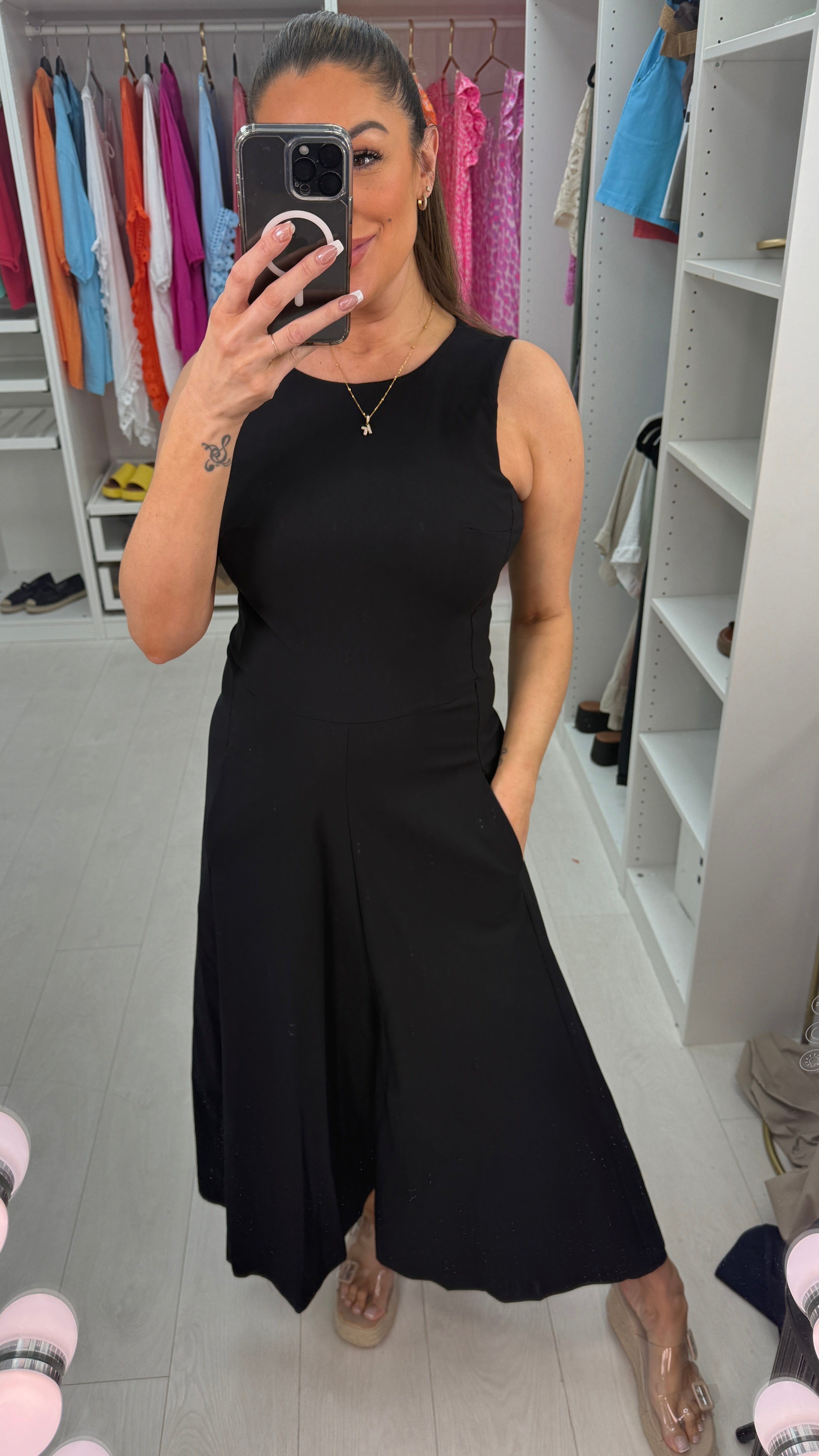 Cameron Plain Wide Leg Jumpsuit