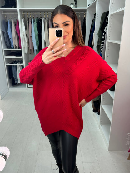 Geena V Detailed Knitted Jumper