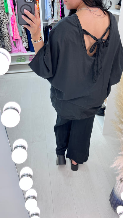 Giada Broderie Cheesecloth 2 Piece Trouser Set