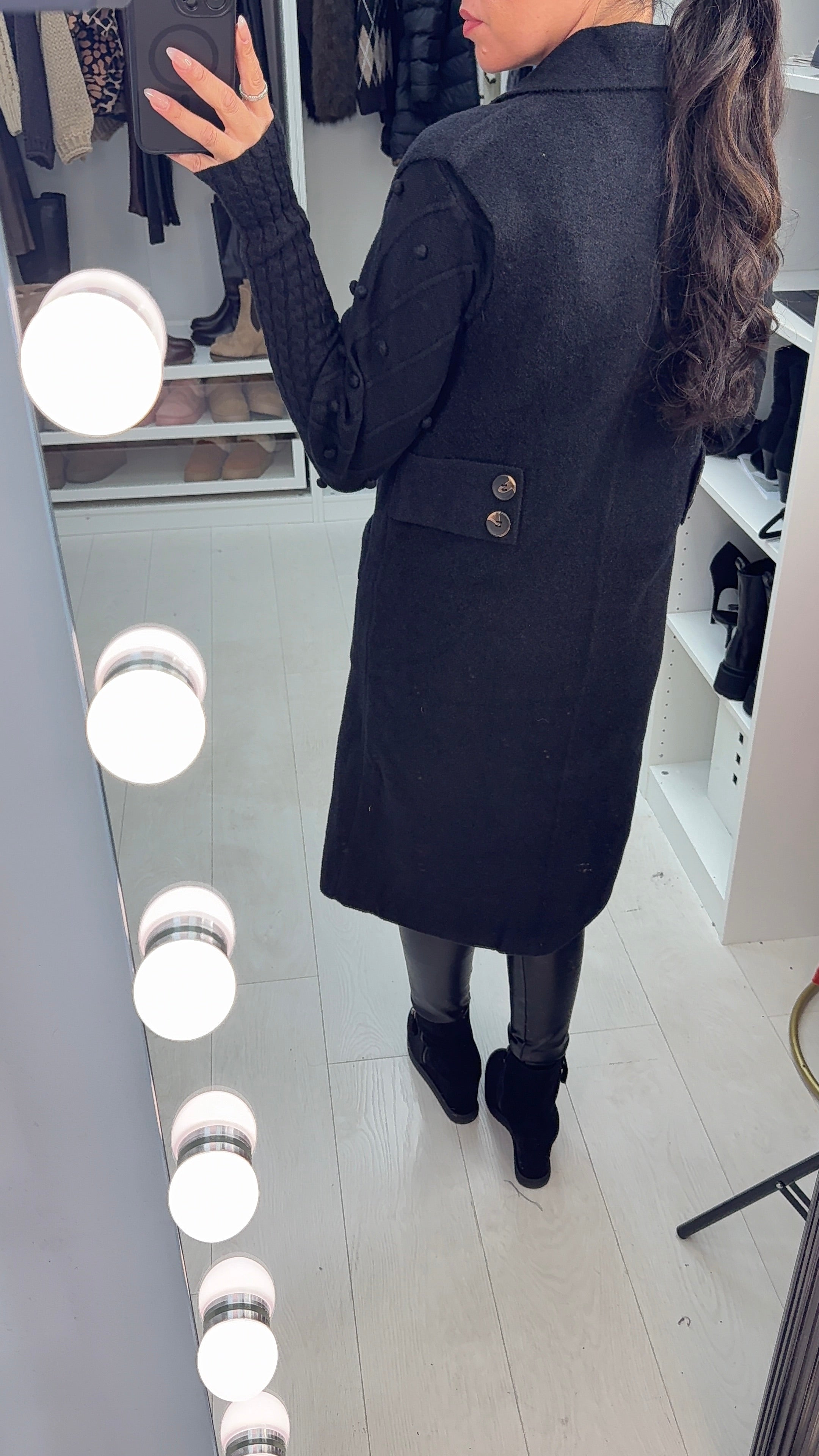 Talia Plain Open Front Knitted Gilet