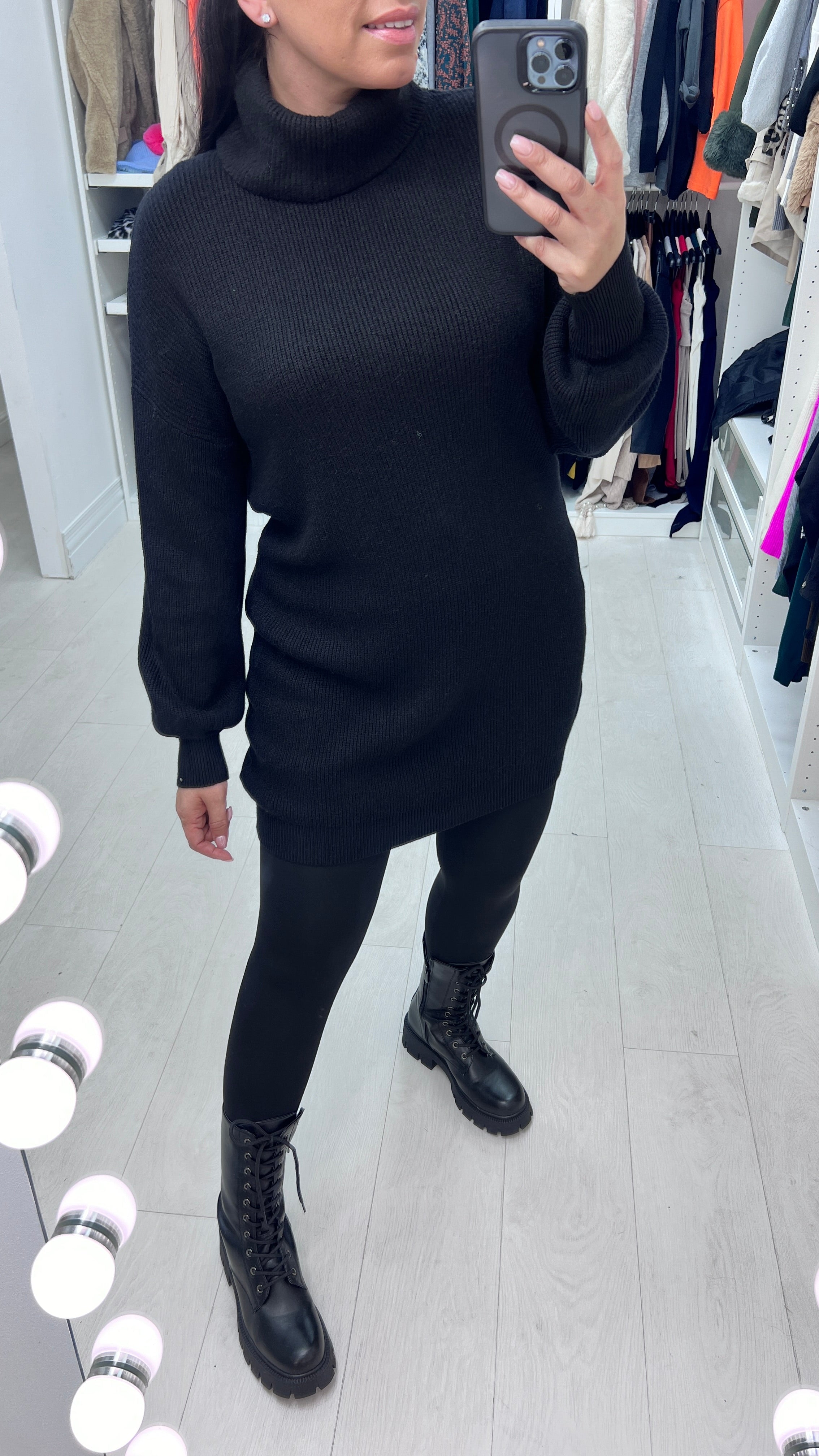 Emolia Soft Knit Roll Neck Jumper