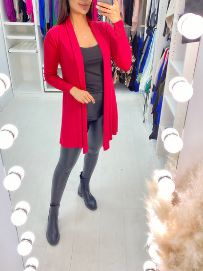 Rosa Lightweight Drape Open Front Cardigan