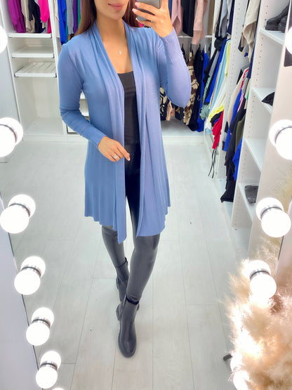 Rosa Lightweight Drape Open Front Cardigan