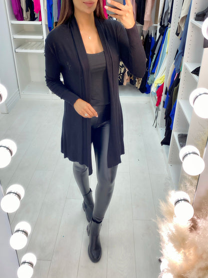 Rosa Lightweight Drape Open Front Cardigan