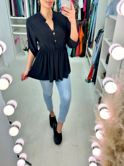 Daren Plain Stretch Slinky Top