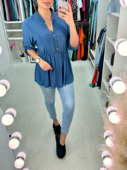 Daren Plain Stretch Slinky Top