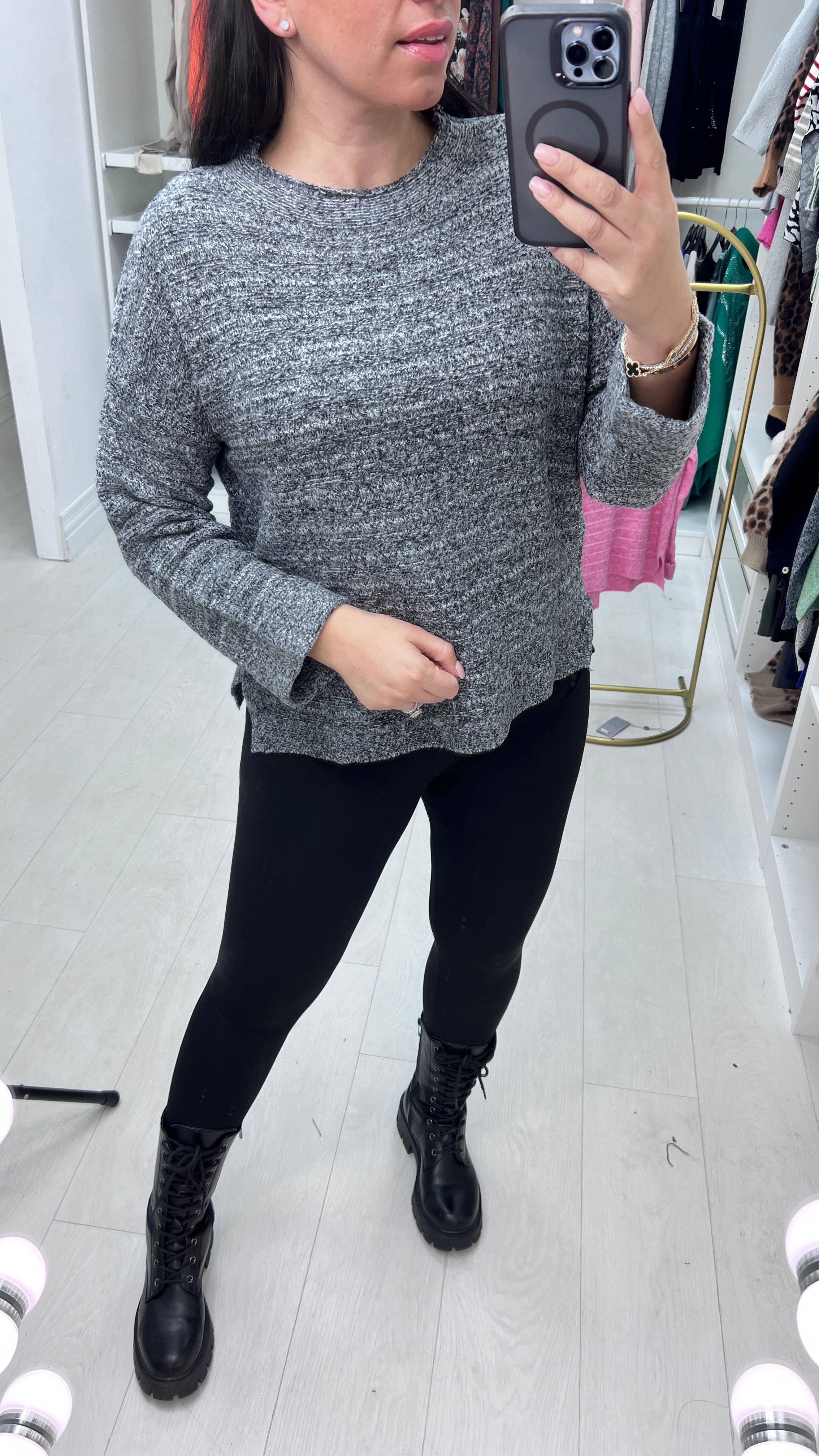 Opal Boucle Effect Jumper