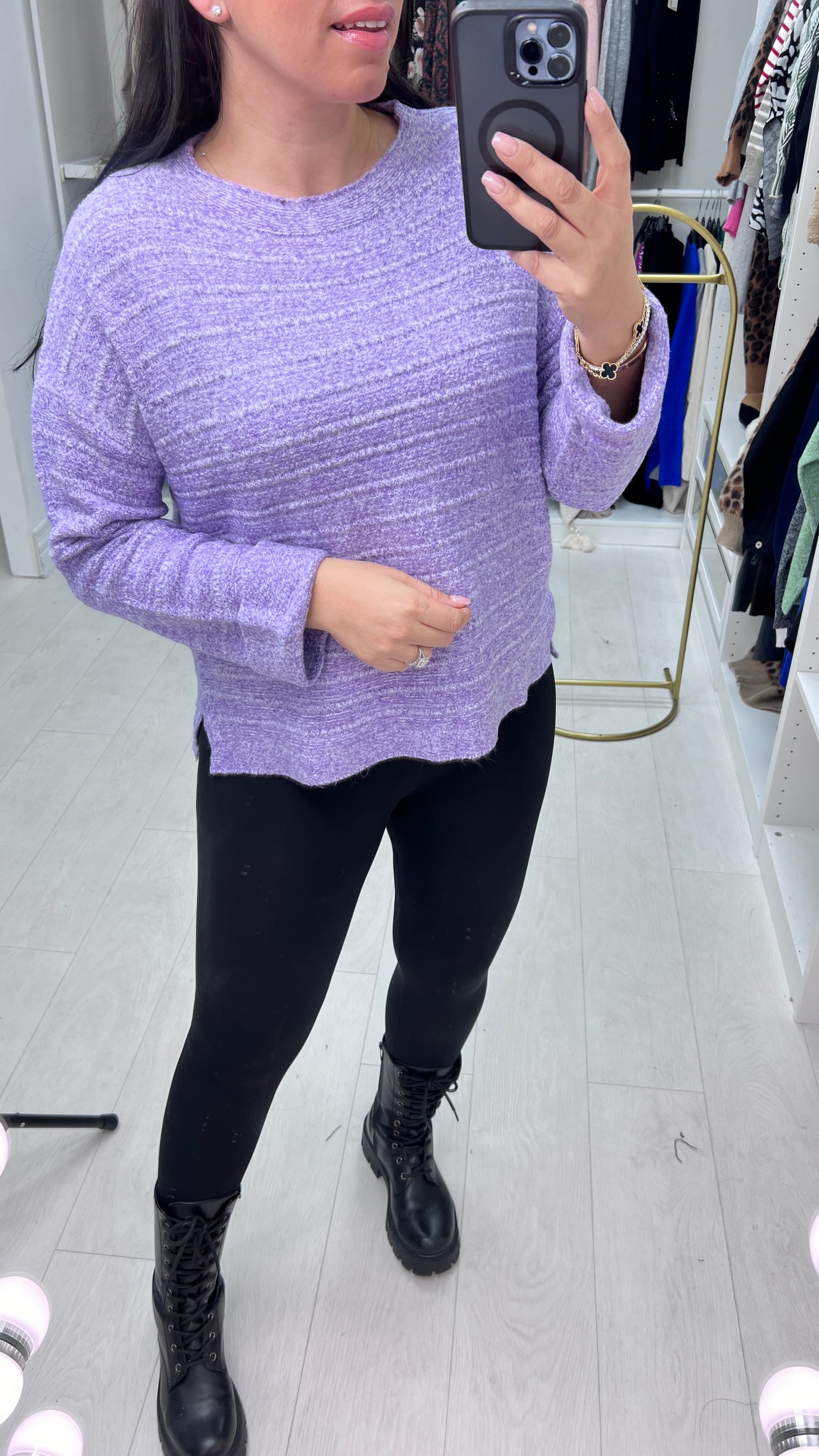 Opal Boucle Effect Jumper