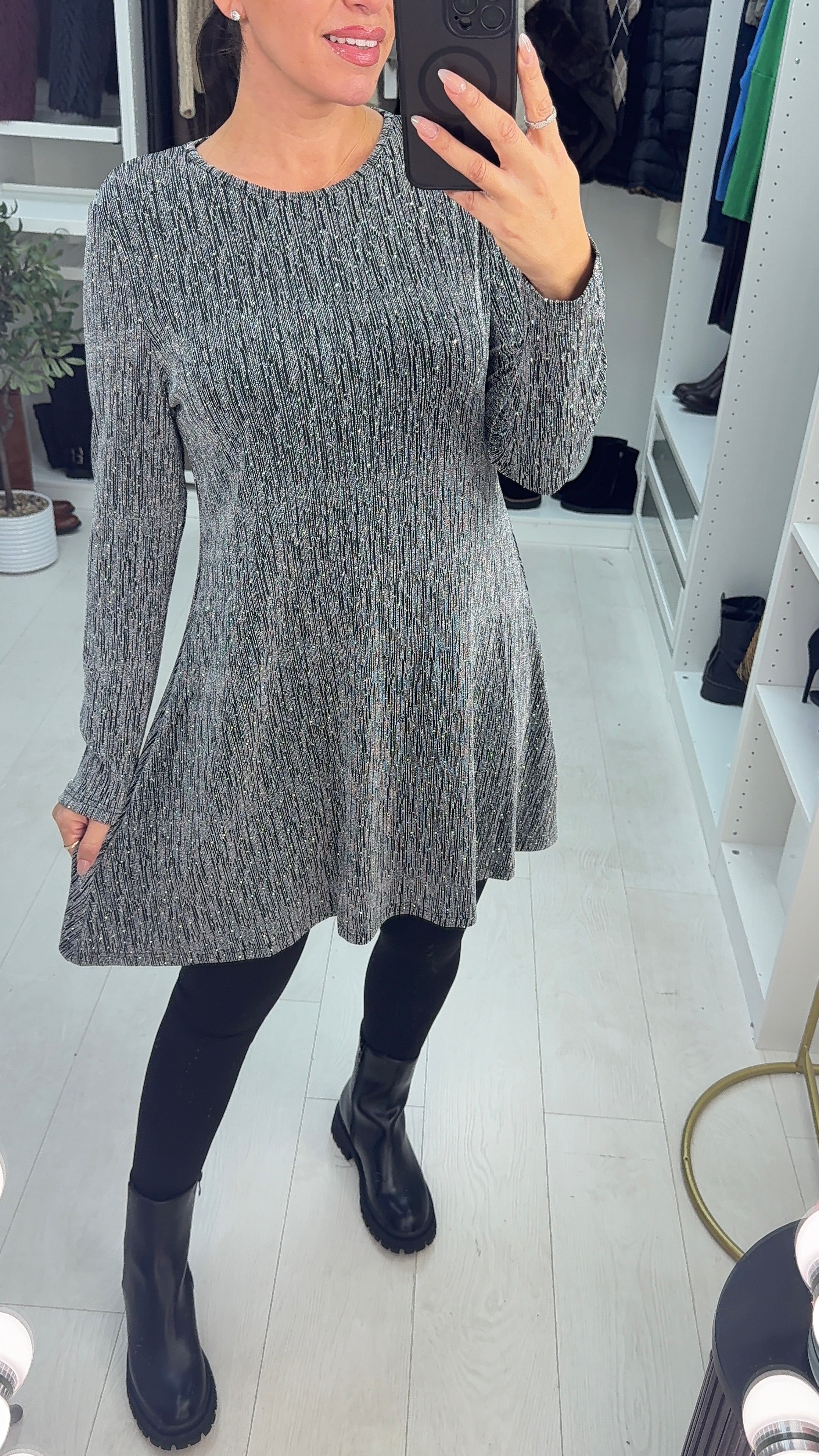 Tilliana Embellished Lurex Midi Dress