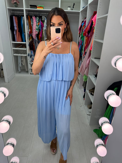 Reece Pleated Double Layer Jumpsuit