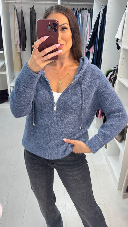 Gemma Super Soft  Zip Front Hoodie