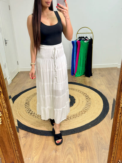 Brisa Flowy Elasticated High Waist Skirt