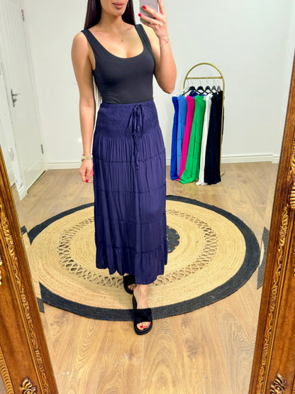 Brisa Flowy Elasticated High Waist Skirt