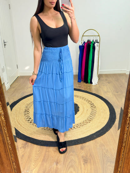 Brisa Flowy Elasticated High Waist Skirt