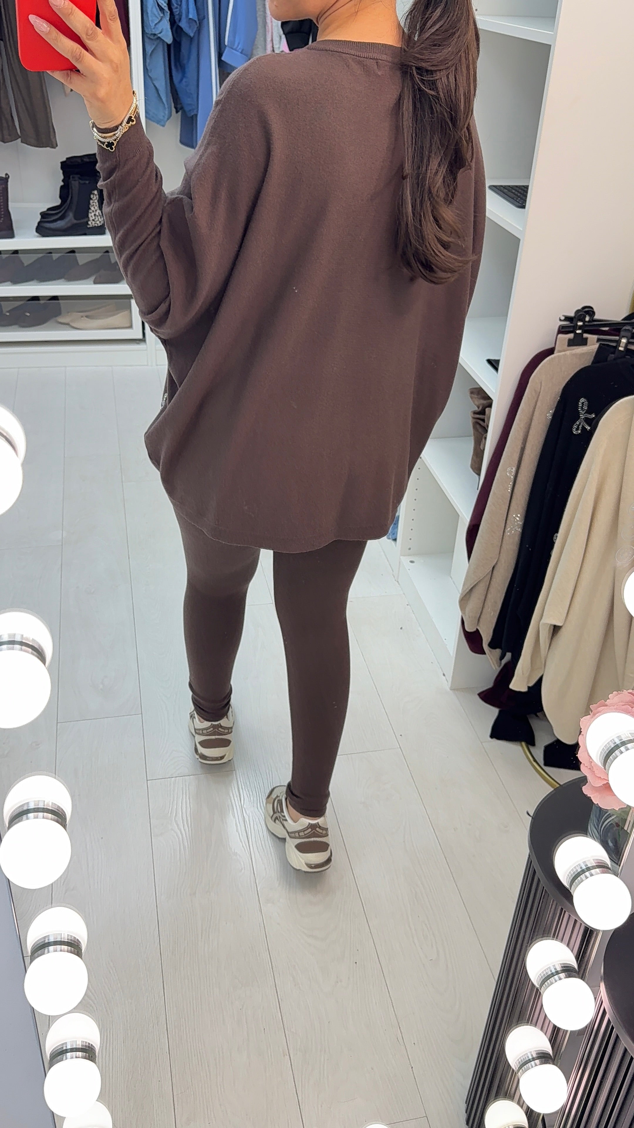 Yamira Bow Embellished Loungewear Set
