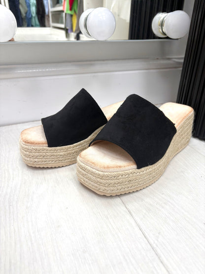 Cybil Woven Platform Mules
