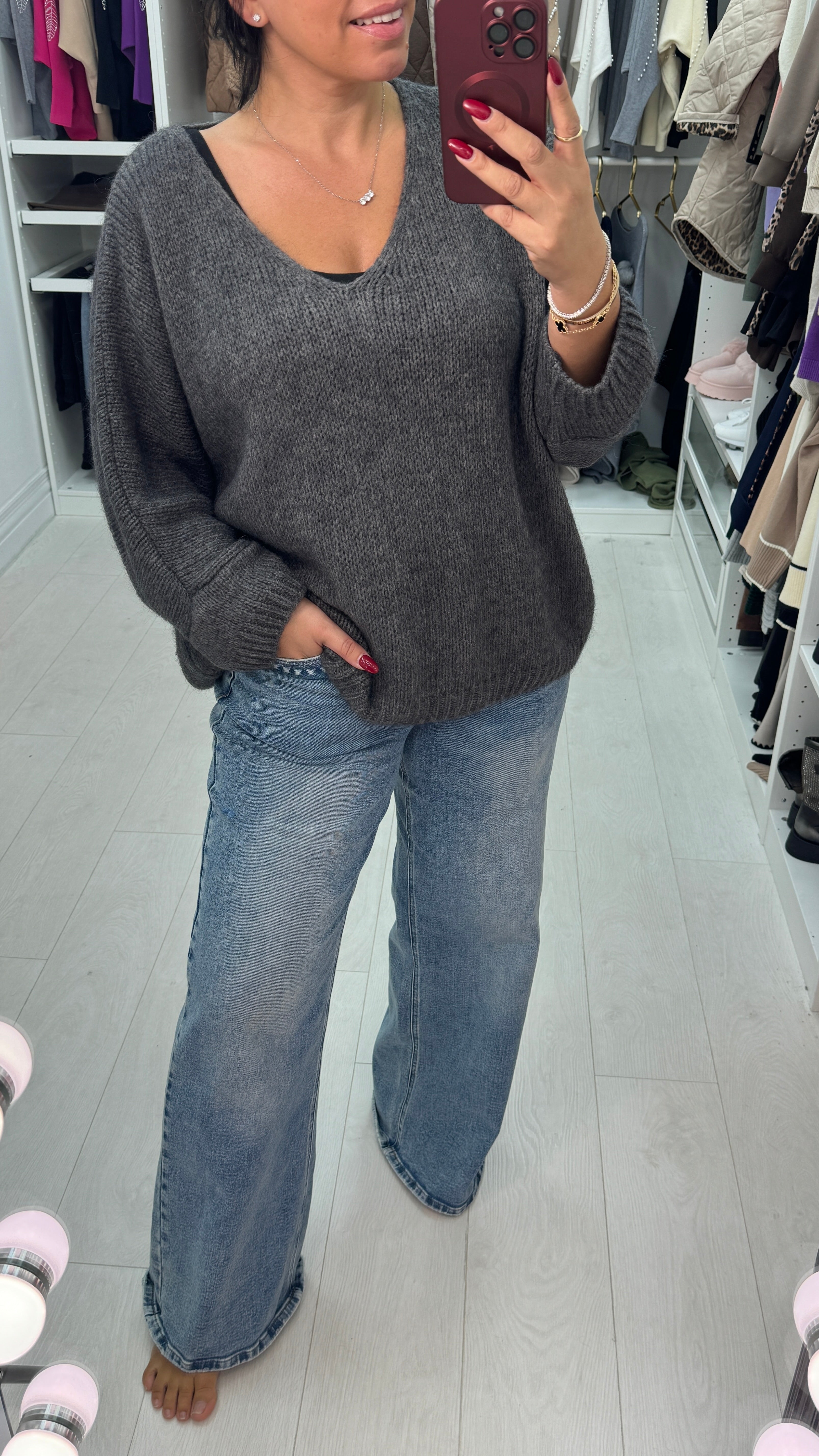 Dahlia Plain Super Soft Oversized Jumper