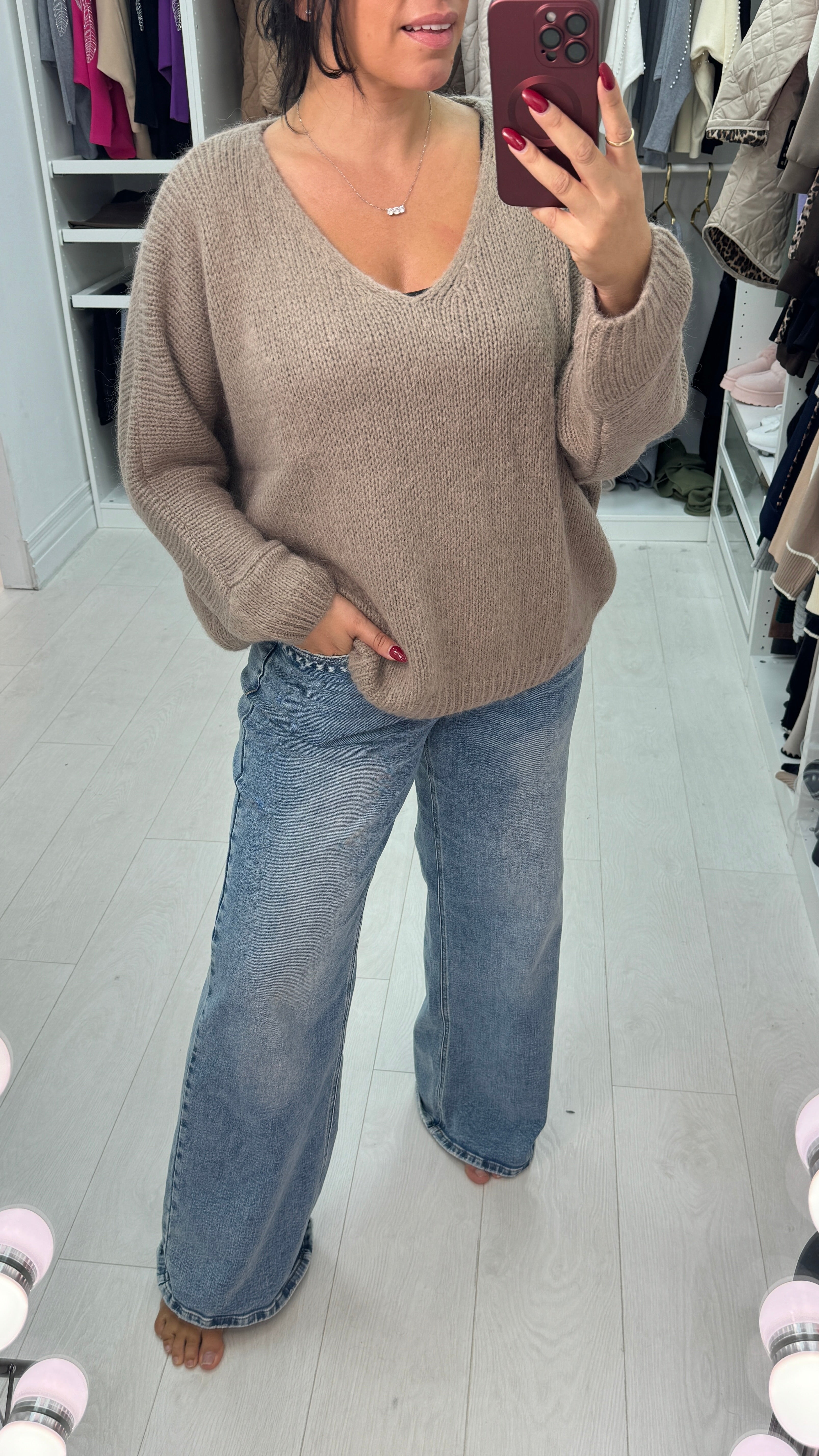 Dahlia Plain Super Soft Oversized Jumper