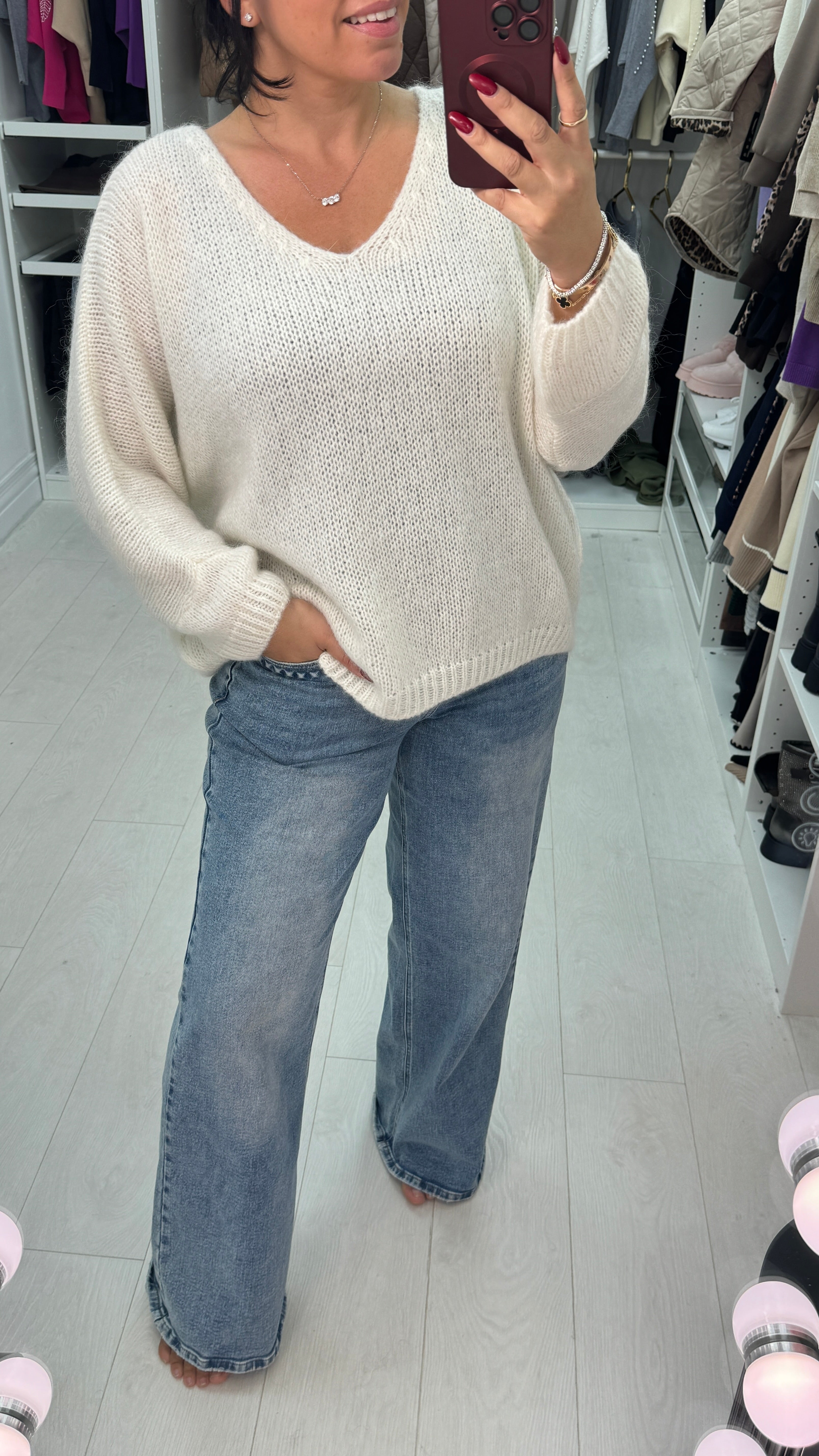 Dahlia Plain Super Soft Oversized Jumper