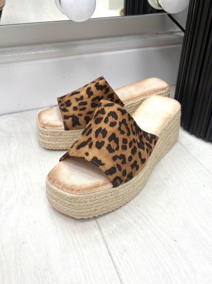 Cybil Woven Platform Mules